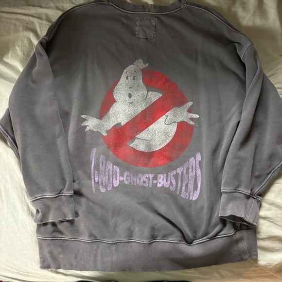 Aerie Men's Charcoal Crewneck Sweater - Picture 2 of 3